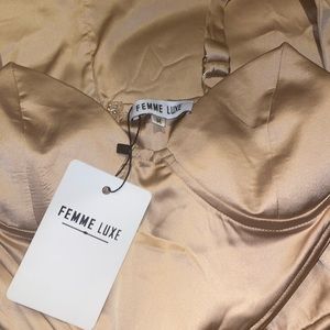 Femme lux dress NWT